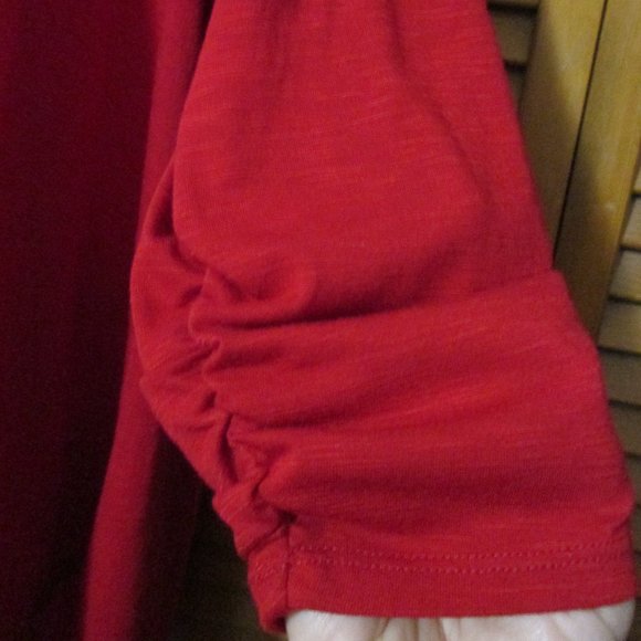 Style & Co. Top red lightweight feminine, stretchy, flowy pullover size 2x - Picture 7 of 8